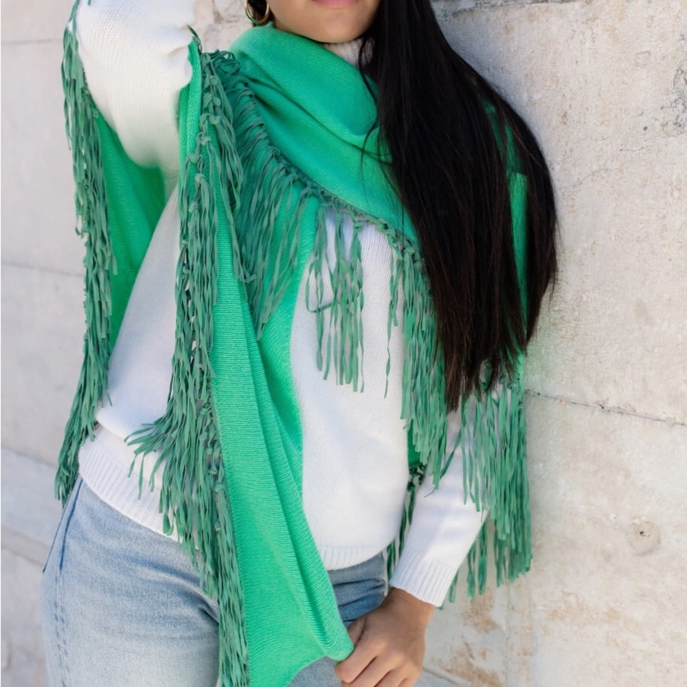 BNWT Wool and Cashmere Scarf💚